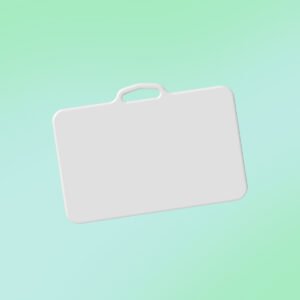 credencial horizontal con ojal