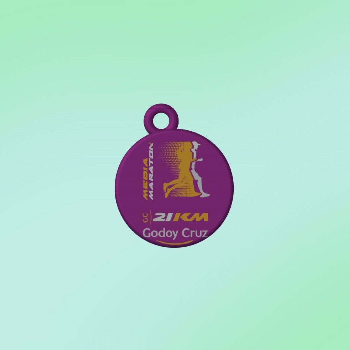 llavero círculo con ojal