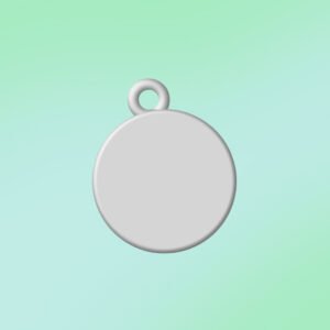 llavero círculo con ojal