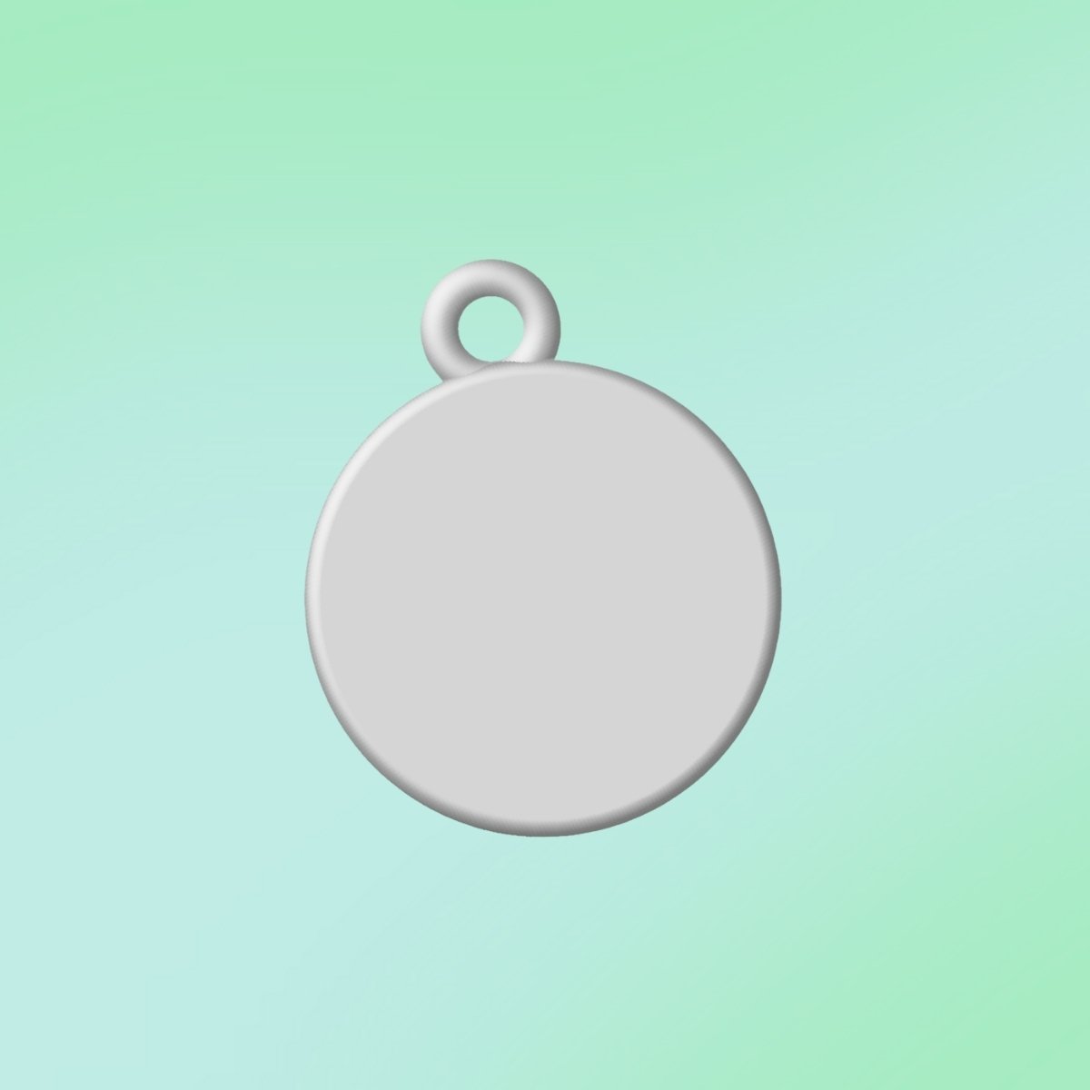 llavero círculo con ojal