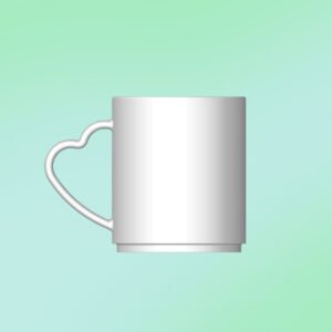 taza apilable asa corazón