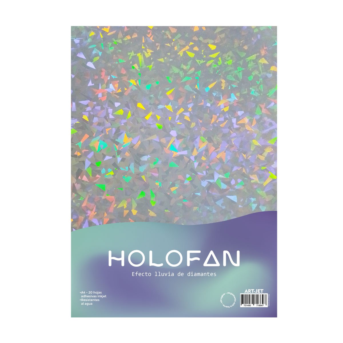 holofan a4 lluvia de diamantes