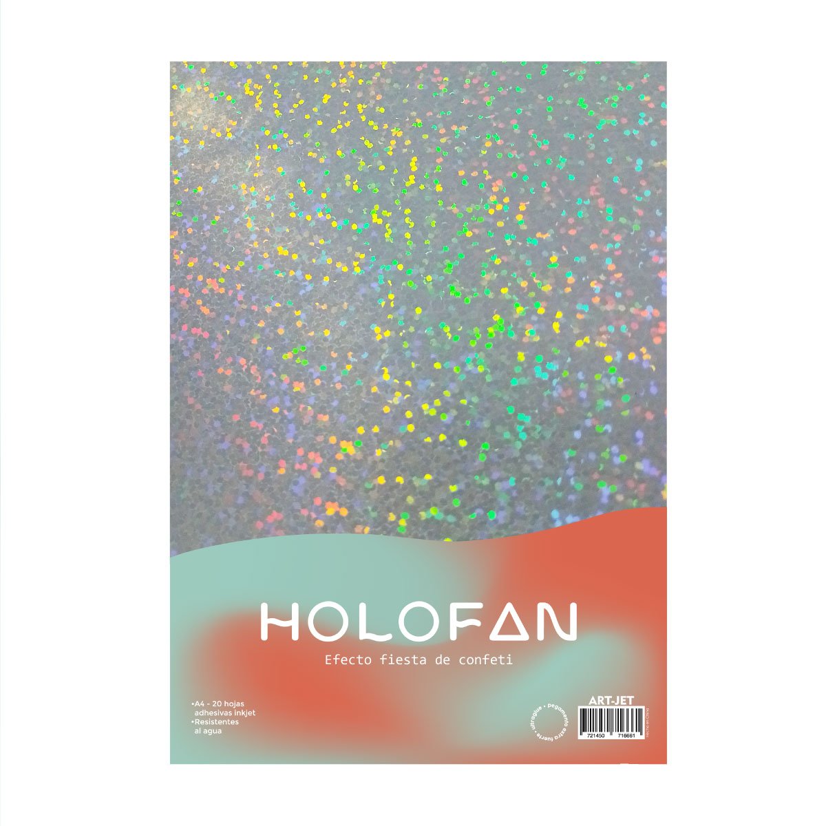 holofan a4 fiesta de confeti