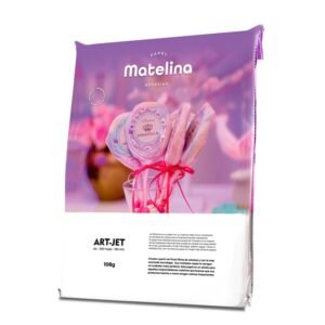 papel autoadhesivo matelina a4 108gr