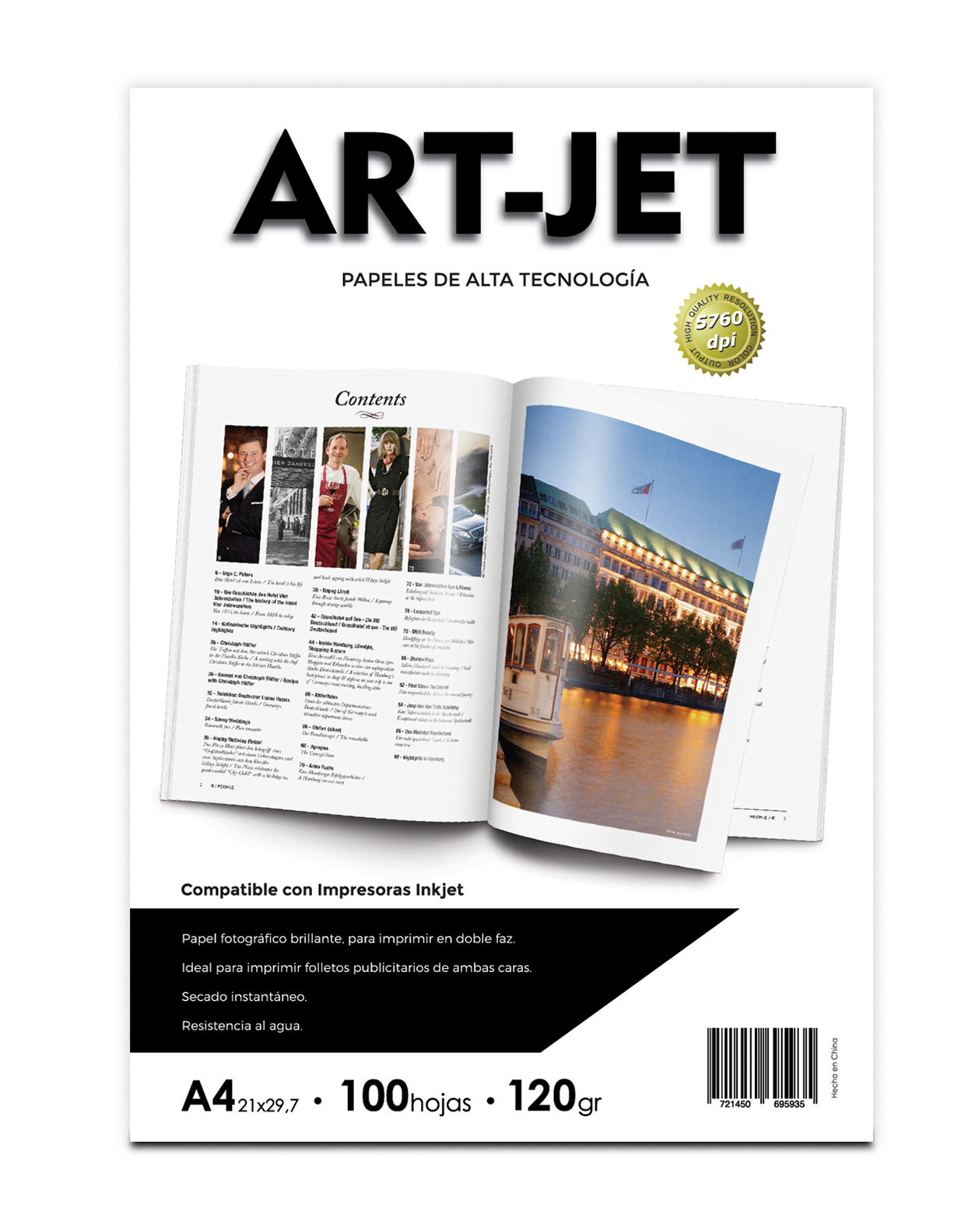 papel fotogafico a4 120gr