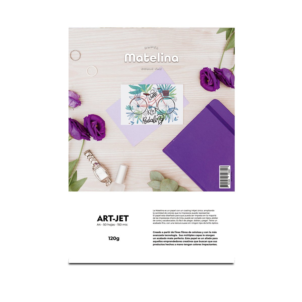 papel matelina doble faz a4 120gr