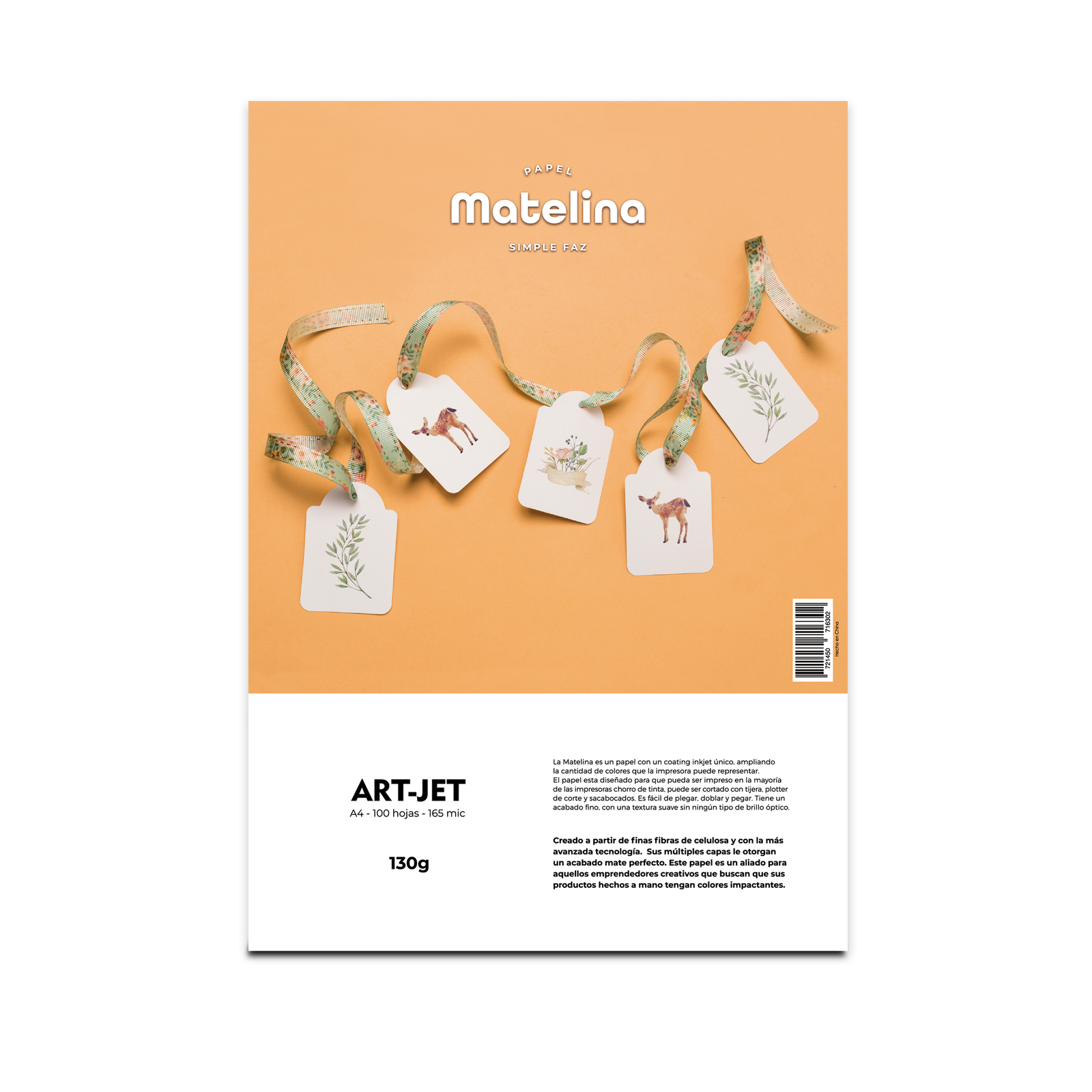 papel matelina a4 130gr