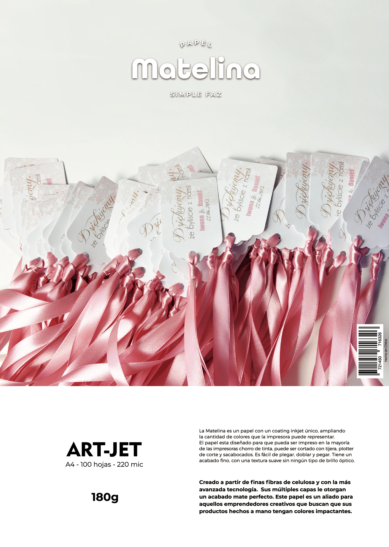 papel matelina a4 180gr