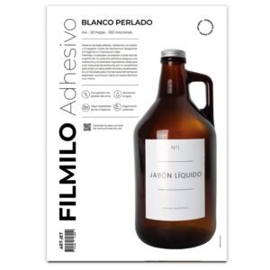 filmilo autoadhesivo a4 blanco perlado