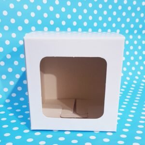 Caja para taza con visor