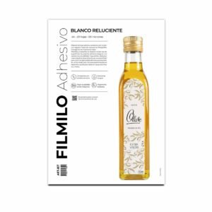 filmilo autoadhesivo a4 blanco reluciente