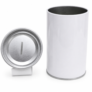 Lata Alcancia Blanca 14 x 8 [SKU: 001017]