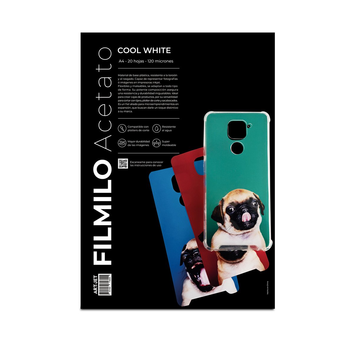 filmilo acetato a4 cool white