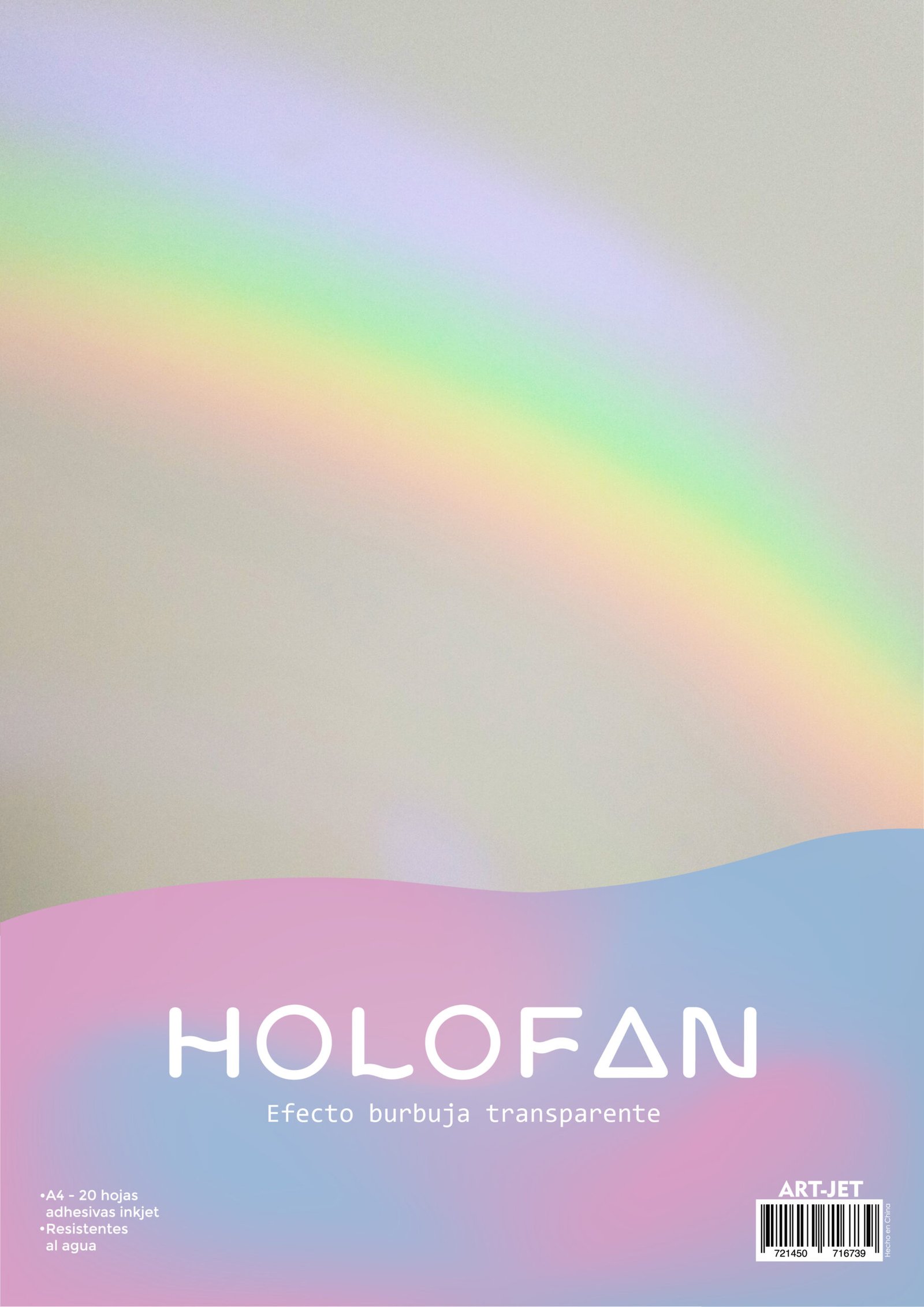 holofan a4 burbuja transparente