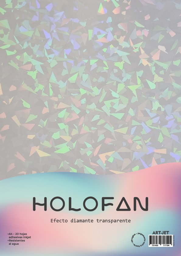 holofan a4 diamante transparente
