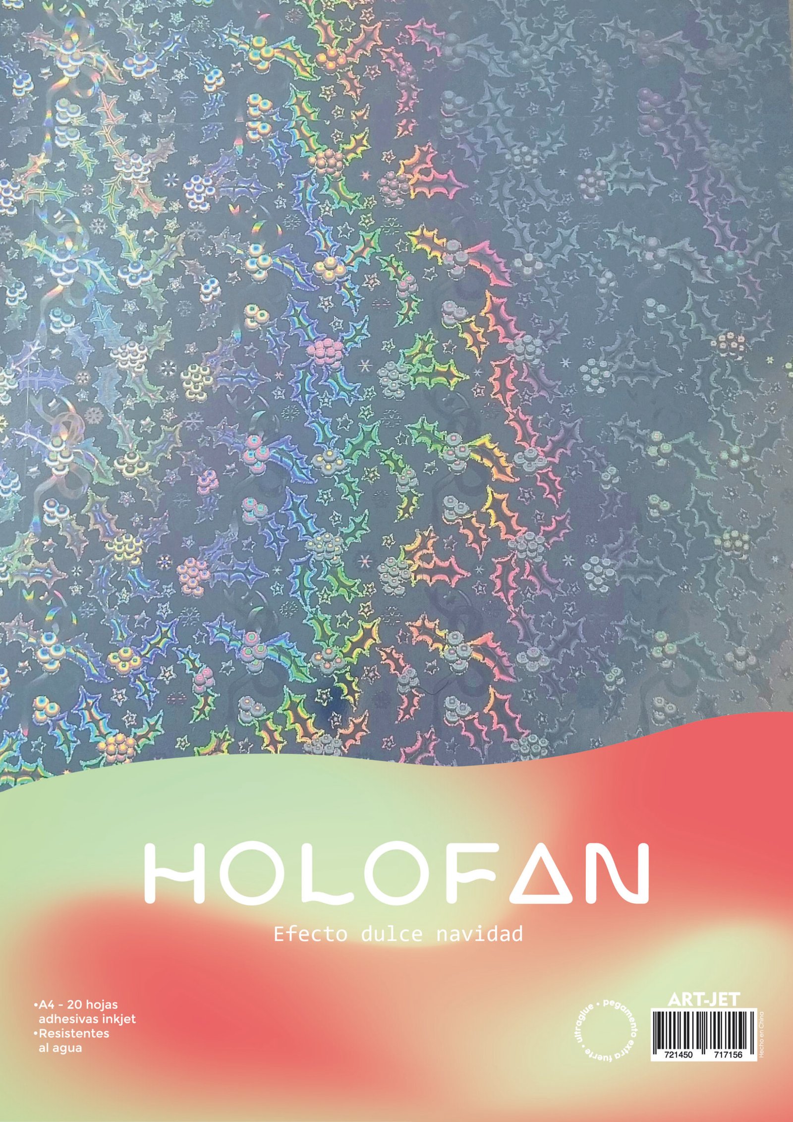 holofan a4 dulce navidad