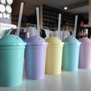 Vaso Milkshake Pastel