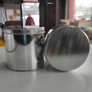 Lata Plateada Galletita Chica 12 x [SKU: 001380]