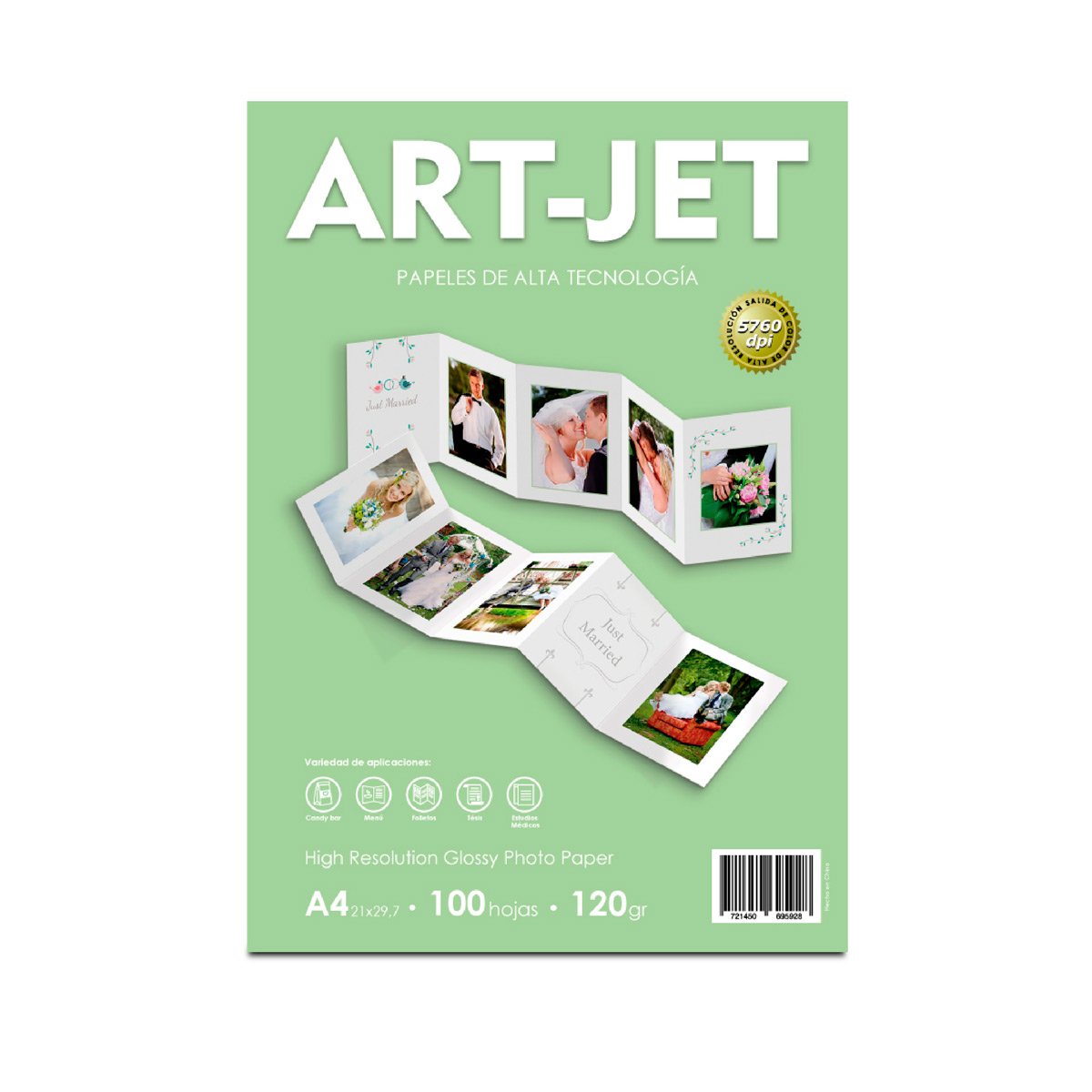 papel fotografico a4 120gr