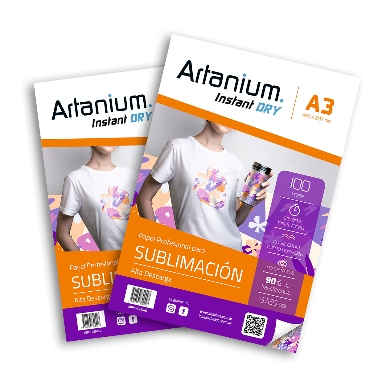 papel sublimación a4 instant dry