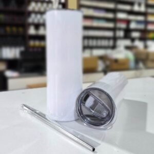 Vaso De Acero Con Sorbete [SKU: 000622]