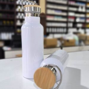 Botella Tapa Bambu Termica [SKU: 001767]