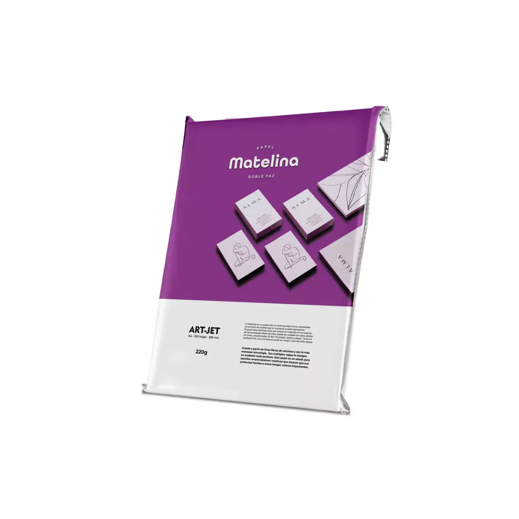 papel matelina doble faz a4 220gr