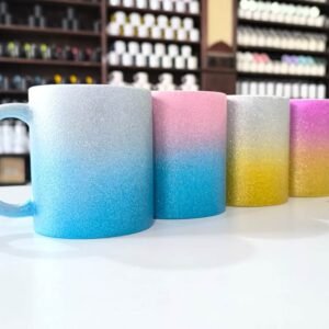 Taza Glitter Bicolor