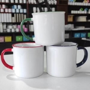 Jarro Cerámica Borde Color [SKU: 001600]