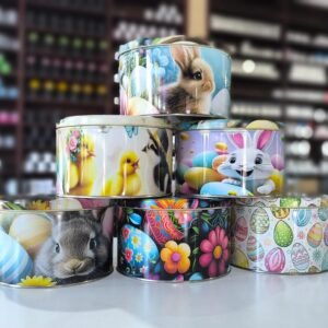 Lata con diseño Pascua 16x11 [SKU: 001157]