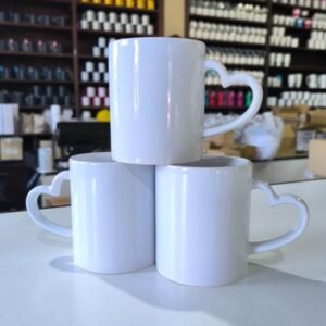 Taza Cerámica Asa Corazon [SKU: 000933]