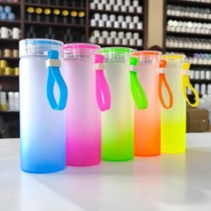 Botella Esmerilada Base Color 500ml