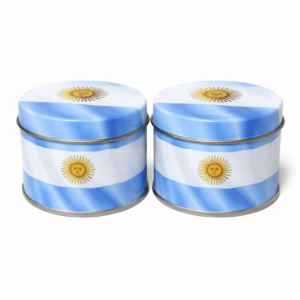 Lata con diseño Argentina 5 x 6.5cm