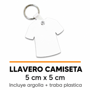 LLavero Camiseta 5x5 cm [SKU: 003571]