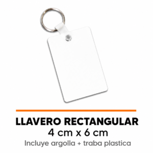 LLavero Rectangular 6x4cm [SKU: 003570]