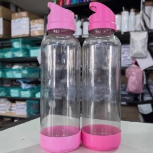 BOTELLA CON BASE Y TAPA PLASTICA 750ML