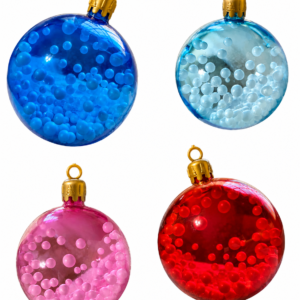 Esfera Cristal con Telgopor Colores